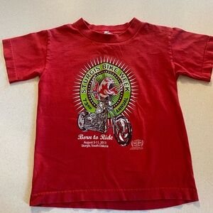 Sturgis Bike Week Red Kids T-Shirt